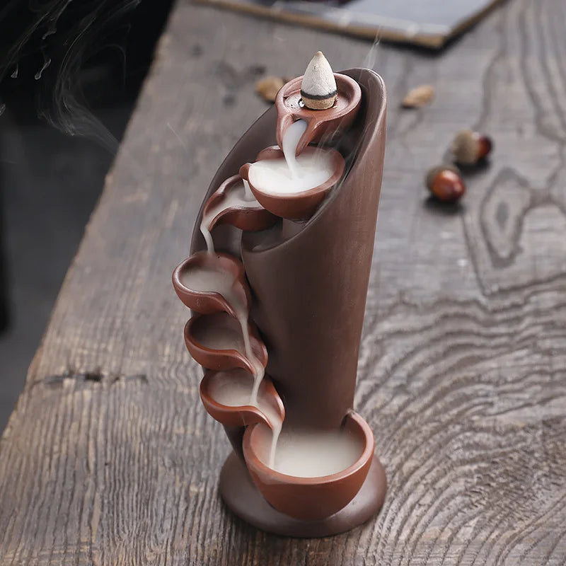 Home Decor Waterfall Incense Holder